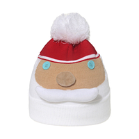 Шапка Дед Мороз/шапка женская / черная шапка / детская шапка / подростковая шапка/ белая шапка