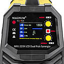 Інверторний зварювальний напівавтомат MAGNUM MIG 223X LCD DUAL PULS SYNERGIA WIFI (Польща), фото 8