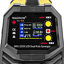 Інверторний зварювальний напівавтомат MAGNUM MIG 223X LCD DUAL PULS SYNERGIA WIFI (Польща), фото 7