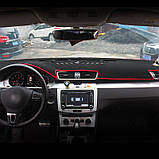 Накидка на панель приладів VOLKSWAGEN Passat CC 2007-2012 Чохол/накидка на торпеду Фольксваген Пассат, фото 2