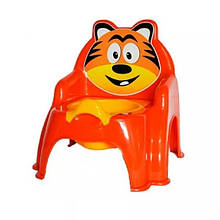 Детский горшок Doloni Toys Тигр Оранжевый (bc-fl-1116)