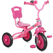 Велосипед Bambi M 1190 трьохкольосный Розовый (bc-ft-7037)