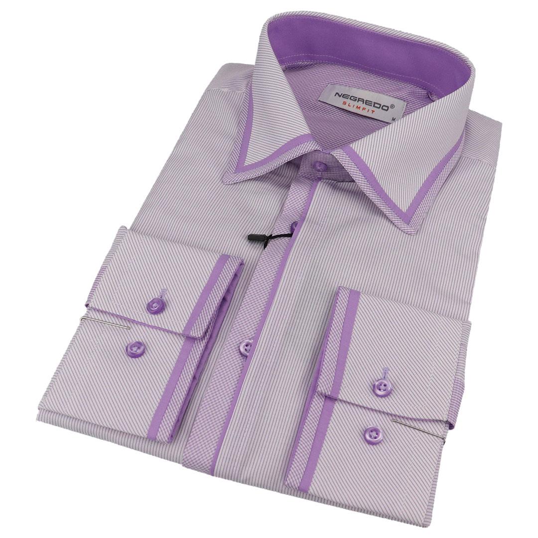 Якісна чоловіча сорочка Negredo 0350 NDS 22 з довгим рукавом, фото 1