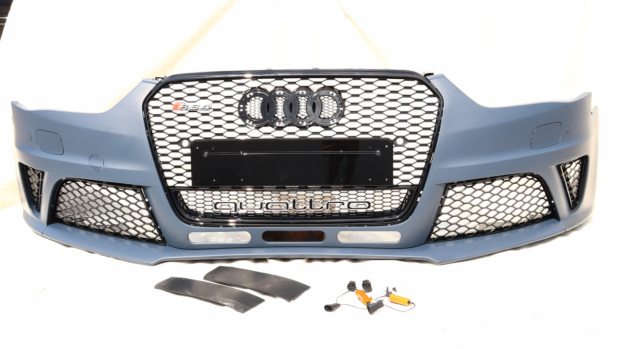 Передній бампер Audi A4 B8 2011-2016 стиль RS4, фото 1