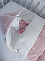 Конверт дитячий зимовий на прогулянку беж, фото 5