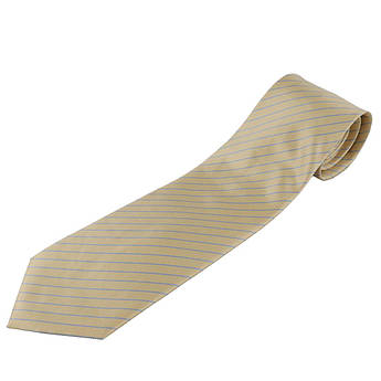 Турецька чоловіча краватка Classical Van strip-bej бежевого кольору