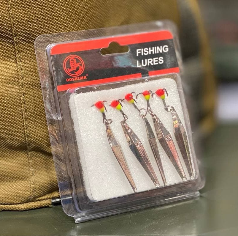 Зимова блешня Ooshima Fishing Lures срібло 45мм 2,1 гр