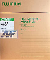 Рентгеновская пленка FujiFilm Super HR-U 35х43 для общей радиологии зеленочувствительная