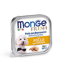 Monge Dog Fresh Adult Паштет із куркою для собак усіх порід 100 г
