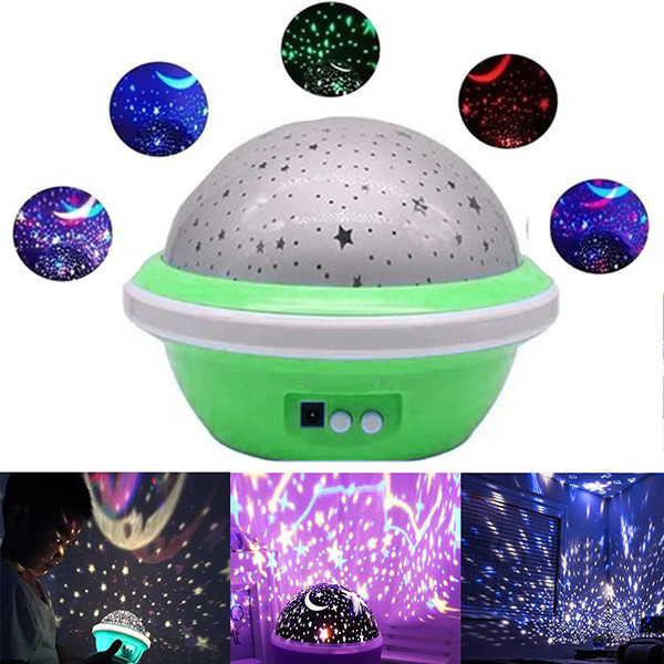 Проєктор зоряного неба Star Master UFO — нічник НЛО Зелений
