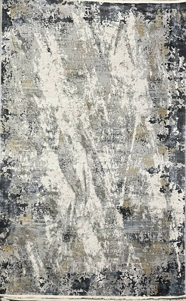 РІЗНОБАРВНИЙ КИЛИМ У СТИЛІ ПОП-АРТ PICASSO NEW 2131М КРЕМОВИЙ З СИНІМ