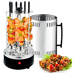 Электрошашлычница вертикальна Kebabs Machine на 6 шампурів 1000W / Шашличниця