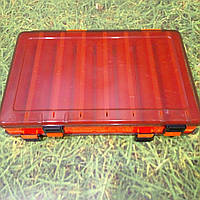 Коробка для воблеров 27,5×18×5 см двухсторонняя.