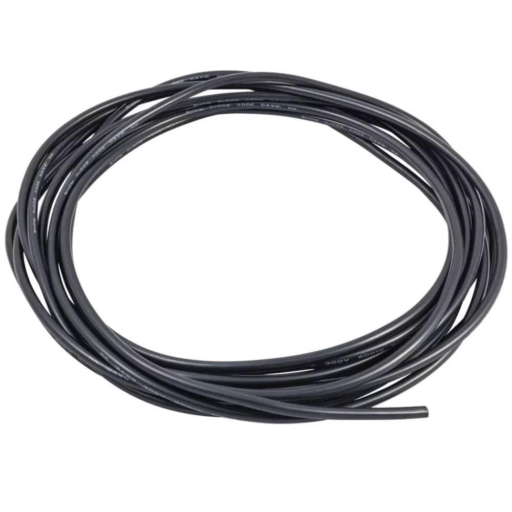 Провід силіконовий 1жила 20AWG (0,5 мм. кв.), чорний