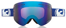 Маска Dragon Alliance NFX Snowmobile Blue White Split 2 лінзи Blue Steel + Lumalens Amber