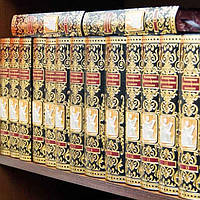 Комплект кожаных книг «Библиотека Всемирного философского наследия» в 15 томах
