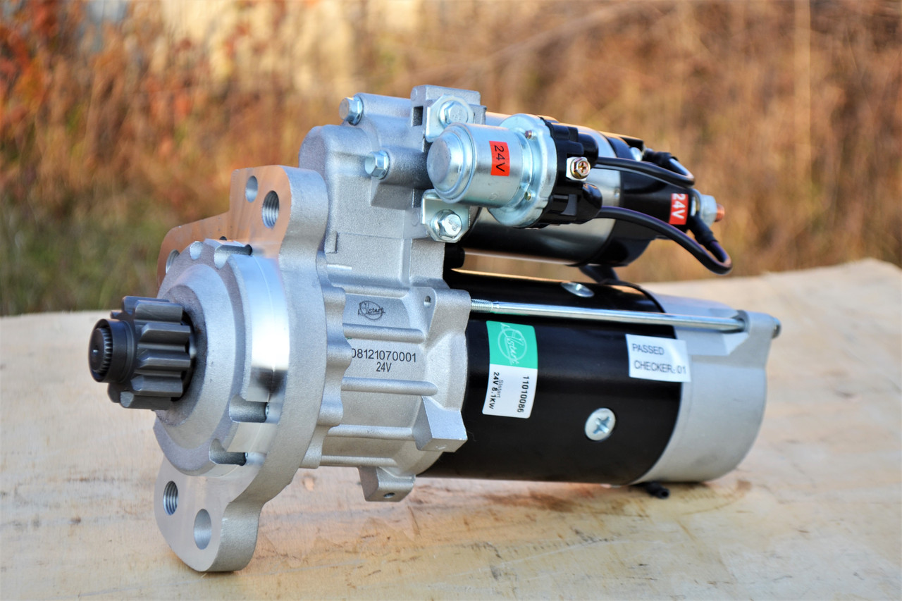 Стартер редукторний КАМАЗ, УРАЛ, ЛІАЗ 24В-8.1 КВТ Slovak, фото 1