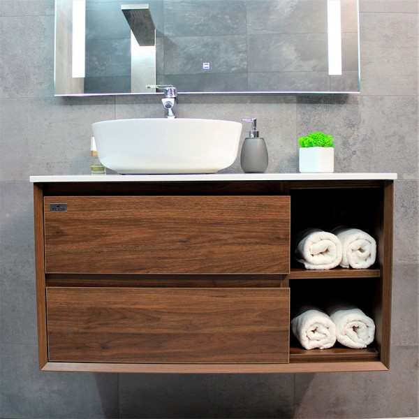 Тумба з раковиною REXON Terra RX191W/090 Walnut