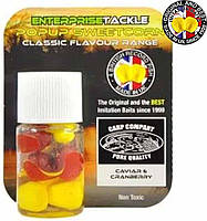 Силіконова кукурудза Enterprise Pop-Up CARP COMPANY CAVIAR & CRANBERRY Yellow & Icelandic Red