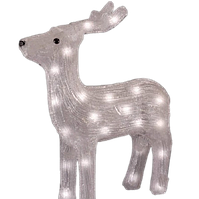 Декоративная светодиодная фигура олень акриловый LED D-1