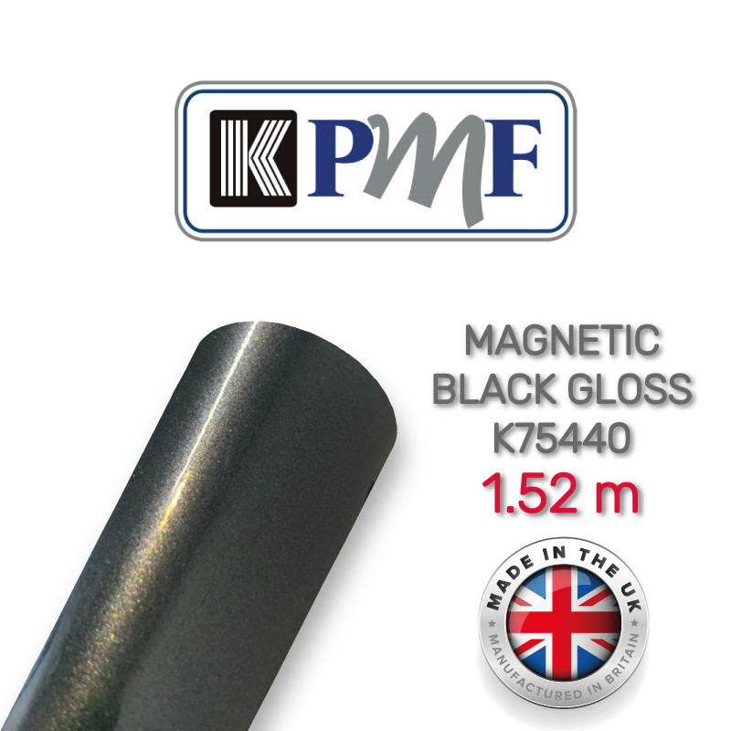 Magnetic Black gloss кpmf 75440, глянсова плівка чорний магніт