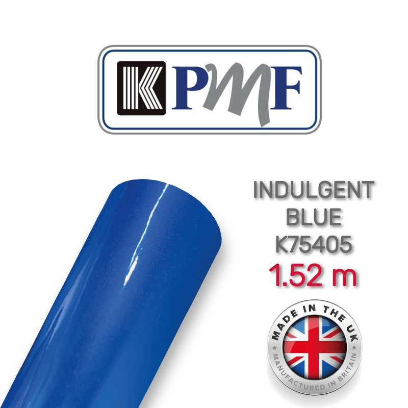 Indulgent Blue kpmf 75405, яскрава синя глянцева плівка