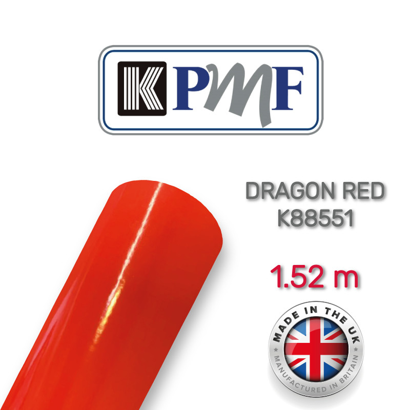 Глянсова червона плівка KPMF Dragon Red K88551, фото 1