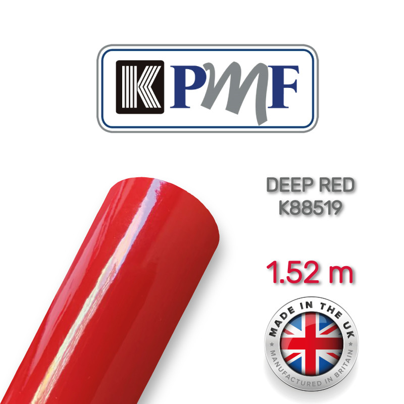 Темно червона глянсова плівка Kpmf Deep red K88519