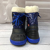 Зимові дитячі чобітки для хлопчика (сині) Furry A, розміри 20-23, Demar, фото 3