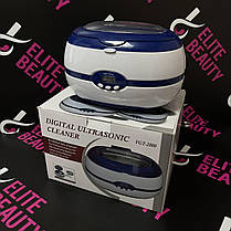 Ультразвукова мийка (стерилізатор) VGT - 2000 (біло-синій), фото 4