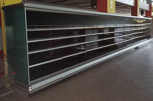 Лінія холодильних гірок (регалів) «Айсберг Медуза» 11.25 м, під виносний холод, Б/у 772