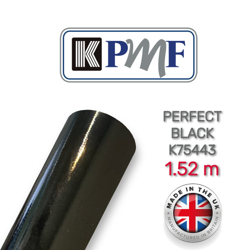Perfect Black Kpmf 75443, ідеально чорна глянсова плівка., фото 1