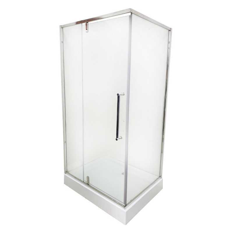 Душова кабіна Veronis KN-16-12 Chrome 120х80х204 прозоре скло мілкий піддон