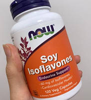 Концентрат ізофлавонів сої NOW Foods Soy Isoflavones 120 капс