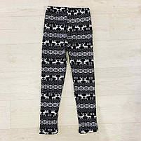 Лосини утеплені для дівчат оптом, 98-128 см,  № ZOL-DNZ-486, фото 2