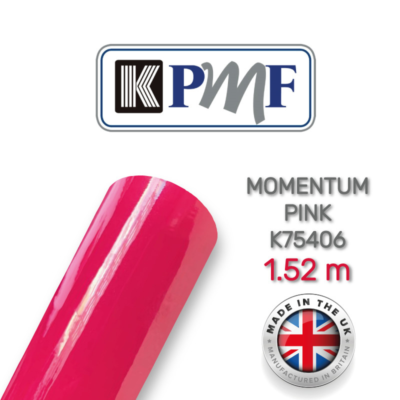 KPMF K75406 Gloss Momentum Pink — глянсова рожева плівка 1.524 м, фото 1
