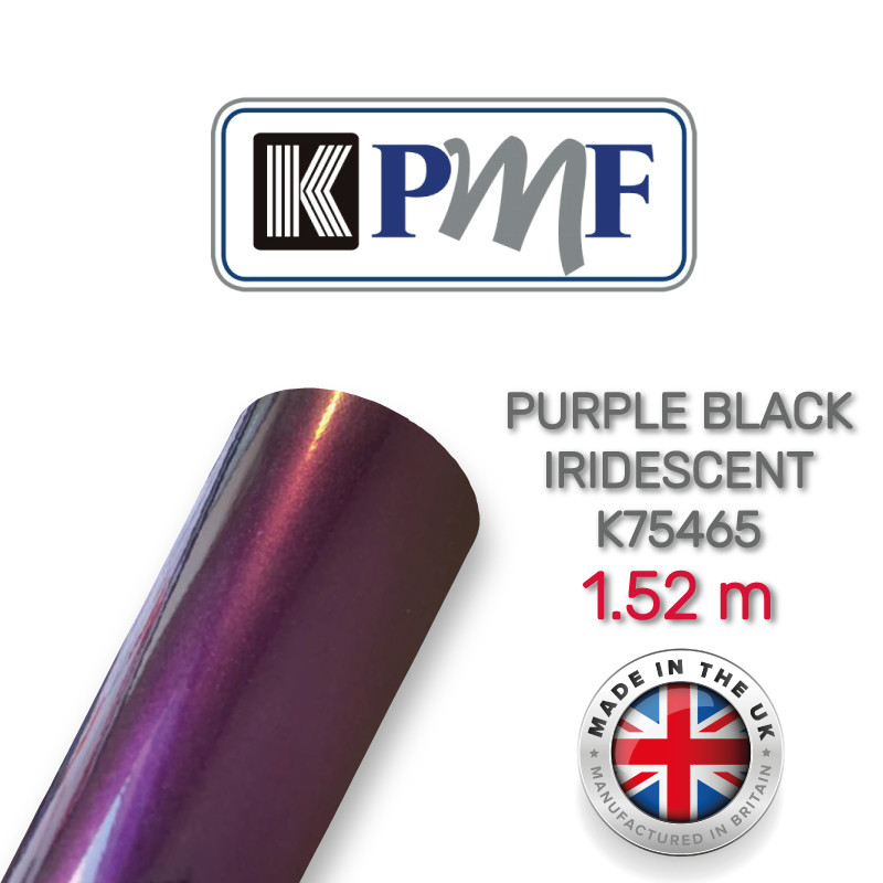 KPMF K75465 Gloss Purple Black Iridescent — глянсова фіолетово-чорна плівка 1.524 м, фото 1