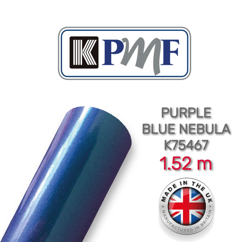 KPMF K75467 Gloss Purple Blue Nebula — глянсова синьо-бузкова плівка 1.524 м, фото 1