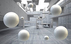 Фотошляхи Chameleon 3д кулі білі 100х100см