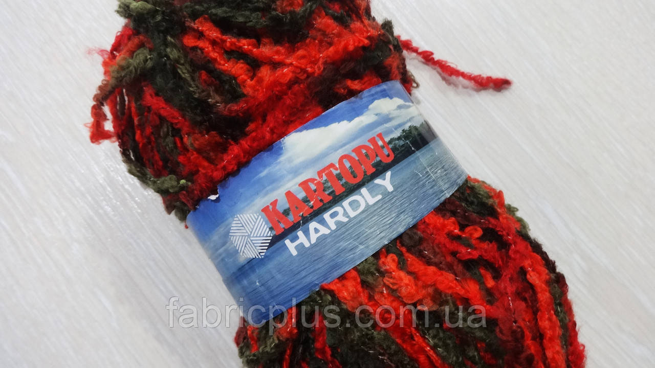 Пряжа KARTOPU HARDLY 100 гр (91% акрил 9% нейлон), фото 1