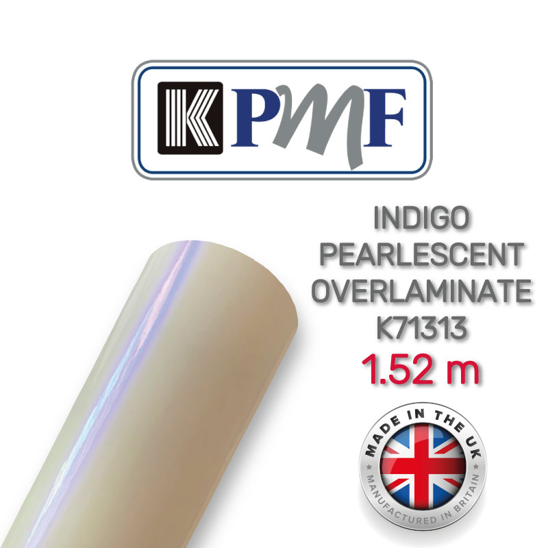 KPMF K71313 Gloss Indigo Pearlecent Overlaminate — індиго перламутрова ламінаційна плівка 1.524 м, фото 1