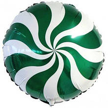 Фольгована кулька льодяник зелений 18" Flexmetal