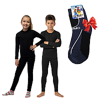 Комплект дитячої термобілизни BioActive, 30р + Подарунок Дитячі термошкарпетки / Термобілизна для дівчинки та хлопчика