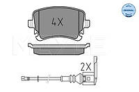 Тормозные колодки задние Transporter T5 VAG 7H0698451B производитель Meyle Германия