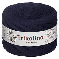 Трикотажная пряжа Trikolino, 7-9 мм., 50 м., Сапфировый Синий, нитки для вязания