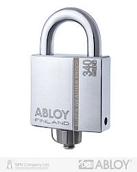 Замок навісний ABLOY plm340 sentry  ba66ee 2key str_b nr_shackle 25мм 10мм BOX
