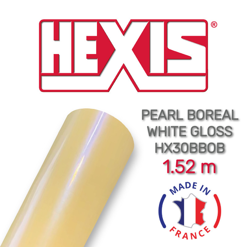 Білий перламутр із блакитним відливом Hexis Pearl Boreal White Gloss, фото 1