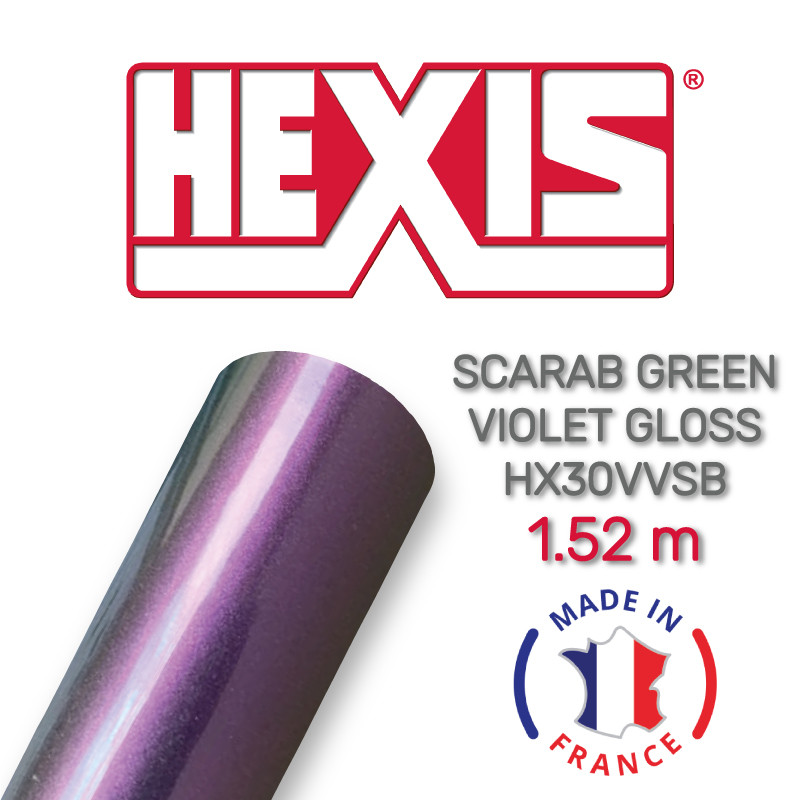 Фіолетово-зелений хамелеон Hexis Scarab Green/Violet Gloss
