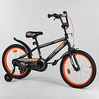 Велосипед детский 18 Corso MAX Speed EX-18 N 5581 черно-оранжевый