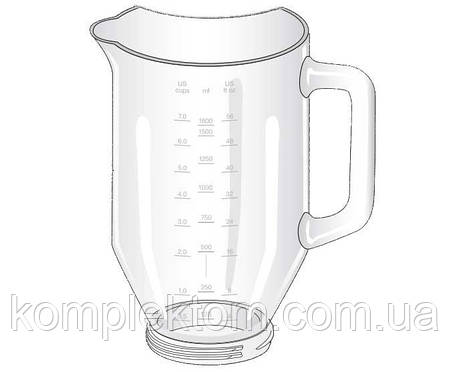 Чаша скляна 1600ml блендера Braun 7322310584, фото 3